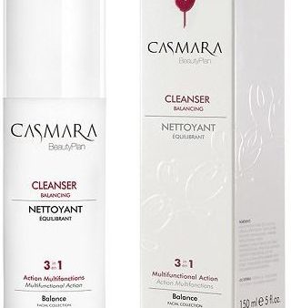 Prausiklis veido odai Casmara Cleanser Balancing Skin 3 in 1 CASA90004, skirtas visų tipų odai, 500 ml on Sale