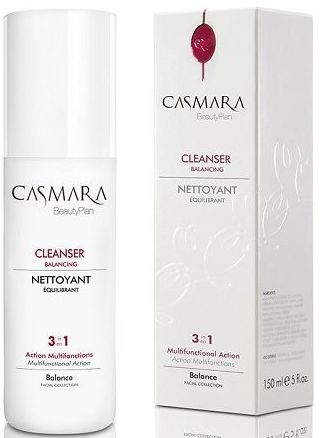 Prausiklis veido odai Casmara Cleanser Balancing Skin 3 in 1 CASA90004, skirtas visų tipų odai, 500 ml on Sale