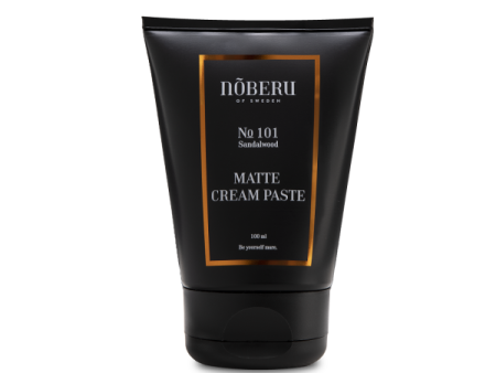 nõberu No 101 Matte Cream Paste Sandalwood Plaukų formavimo pasta, 100ml Hot on Sale