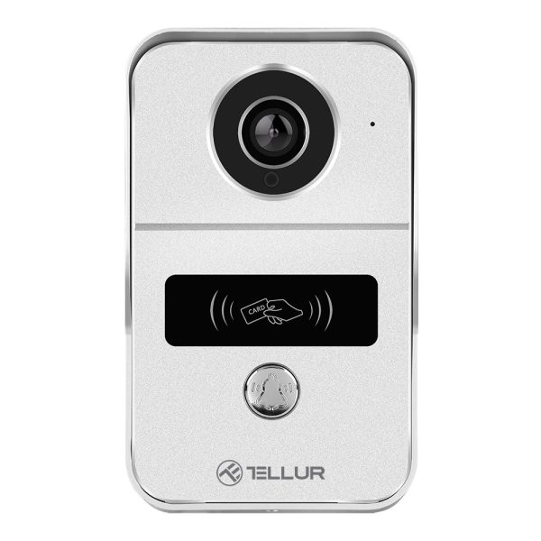 Tellur Smart WiFi Video DoorBell 1080P, Unlock function, Indoor chime, grey Online now