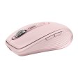  Logitech MX Anywhere 3S Mouse - RF Wireless + Bluetooth, Laser, 8000 DPI, Rose For Sale