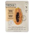 Valomoji veido kaukė Iroha Nature Peeling AHA Face Sheet Mask With Papaya & Fruits Acids MTIN34 For Sale