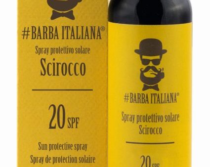 Apsauginė dulksna nuo saulės kūno odai Barba Italiana Sun Protection Spray SPF20 Scirocco BI00007, 100 ml Online