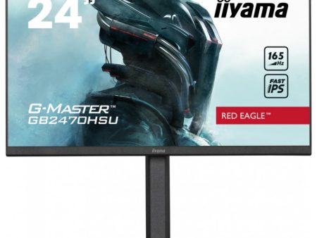 24  ETE Fast IPS Gaming, G-Master Red Eagle, FreeSync Premium, 1920x1080@165Hz, 250cd m², 1100:1, HDMI, DisplayPort, 0,8ms (MPRT), Speakers, USB-HUB (2x2.0), Black Tuner, 15cm Height Adj. Stand Sale