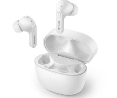 Philips True Wireless Headphones TAT2206WT 00, IPX4 water protection, Up to 18 hours play time, White Supply