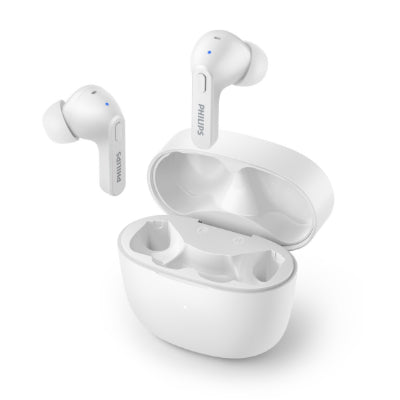 Philips True Wireless Headphones TAT2206WT 00, IPX4 water protection, Up to 18 hours play time, White Supply