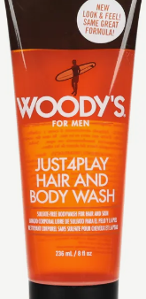 Woody s Just4Play prausiklis kūnui ir plaukams, 236 ml For Sale