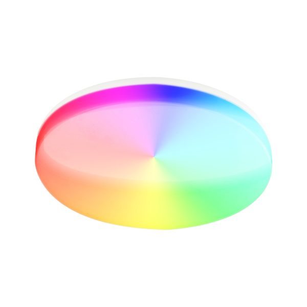 Tellur Smart WiFi Ceiling Light, RGB 24W, Round, White Fashion