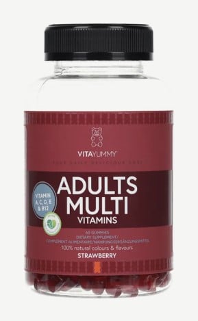 1+1 VitaYummy braškių skonio multivitaminai suaugusiems, maisto papildas, 60 vnt 180 g GALIOJIMAS 2025.02.28 VIENA PERKI ANTRAS TOKS PAT NEMOKAMAI Online Sale