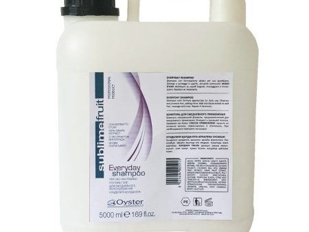 Plaukų šampūnas kasdieniam naudojimui Oyster Everyday Shampoo OYSH07500600, su vynuogių ekstraktu, 5000 ml Cheap