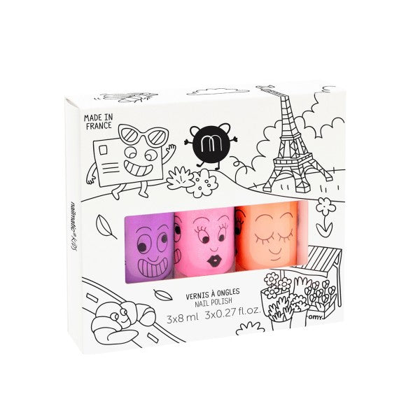 Nailmatic KIDS Nail Polish Set PARIS Nagų lakų rinkinys vaikams, 1vnt For Cheap