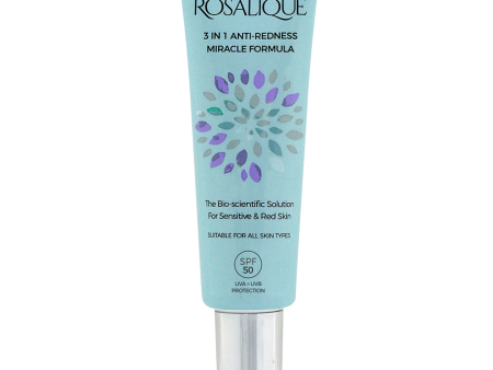 Rosalique 3 in 1 Anti-Redness Miracle Formula veido kremas raustančiai odai 30 ml For Discount