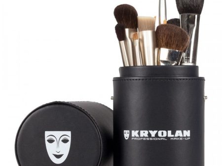 Kryolan Premium Cylindric teptukų dėklas Online Sale