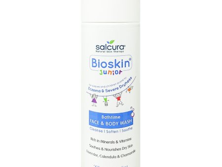 Salcura Bioskin Junior Face and Body Wash veido ir kūno prausiklis kūdikiams ir vaikams, 200ml Online