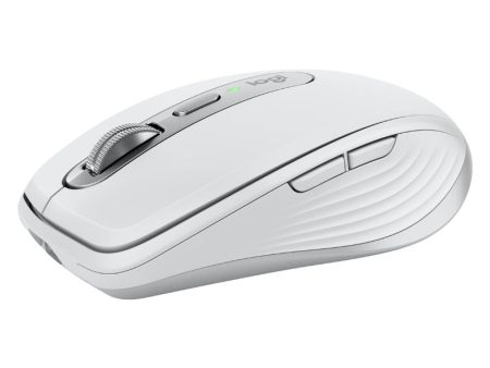  Logitech MX Anywhere 3S Mouse - RF Wireless + Bluetooth, Laser, 8000 DPI, Pale Grey (White) on Sale