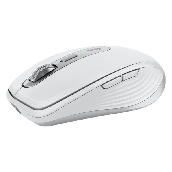  Logitech MX Anywhere 3S Mouse - RF Wireless + Bluetooth, Laser, 8000 DPI, Pale Grey (White) on Sale