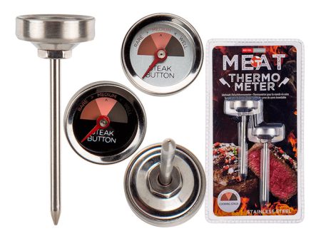 Stainless steel meat thermometer, ca. 7 cm, set of 2 Online