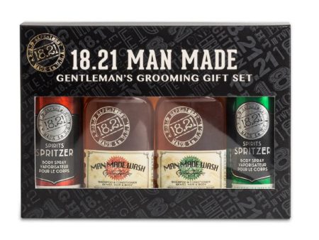 Plaukų ir kūno priežiūros priemonių rinkinys vyrams 18.21 Man Made BHB Gift Set Sweet Tobacco & Spiced Vanilla GSWSSTSV Hot on Sale