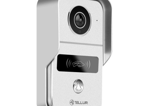 Tellur Smart WiFi Video DoorBell 1080P, Unlock function, Indoor chime, grey Online now