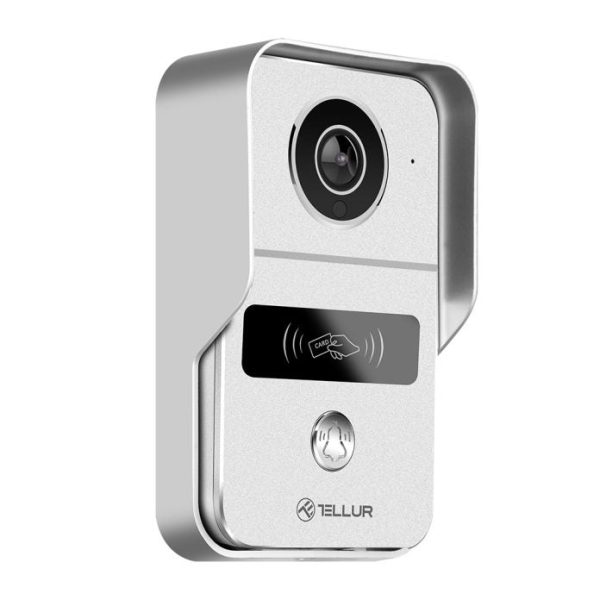 Tellur Smart WiFi Video DoorBell 1080P, Unlock function, Indoor chime, grey Online now