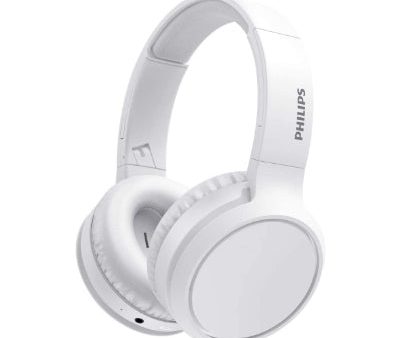 Philips Wireless Headphones TAH5205WT 00, Bluetooth, 40 mm drivers closed-back, Compact folding, White Online Hot Sale