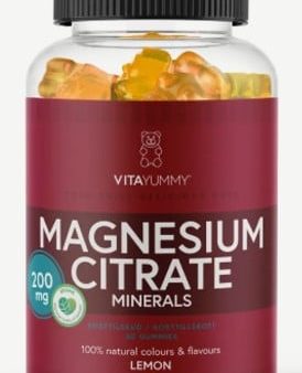 VitaYummy citrinų skonio multivitaminai su magnio citratu, maisto papildas, 60 vnt 180 g Supply