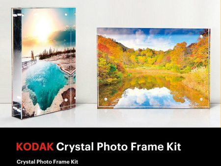 Kodak Crystal Photo Frame Kit 5 Sheets Supply