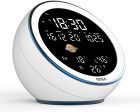 Nasa WSP1500 white Weather Station Speaker BT Moon Fashion