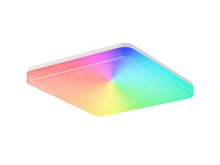 Tellur Smart WiFi Ceiling Light, RGB 24W, Square, White on Sale