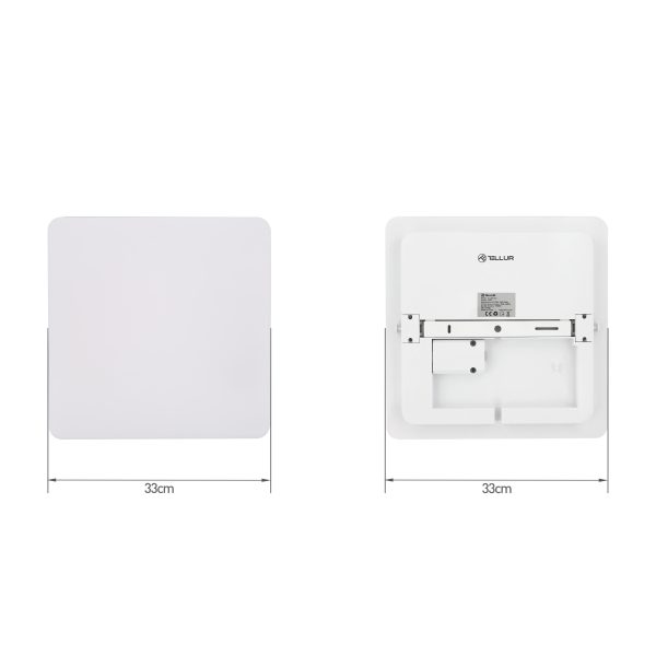 Tellur Smart WiFi Ceiling Light, RGB 24W, Square, White on Sale