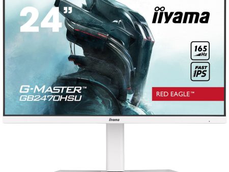 24  ETE Fast IPS Gaming, G-Master Red Eagle, FreeSync Premium, 1920x1080@165Hz, 250cd m², 1100:1, HDMI, DisplayPort, 0,8ms (MPRT), Speakers, USB-HUB (2x2.0), Black Tuner, 15cm Height Adj. Stand, White Discount