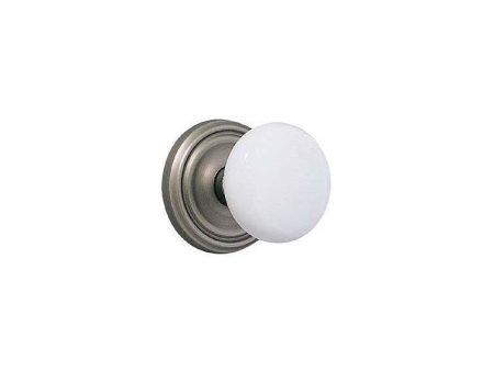 Emtek 8200IW Privacy , Regular Rosette , Ice White Knob For Cheap